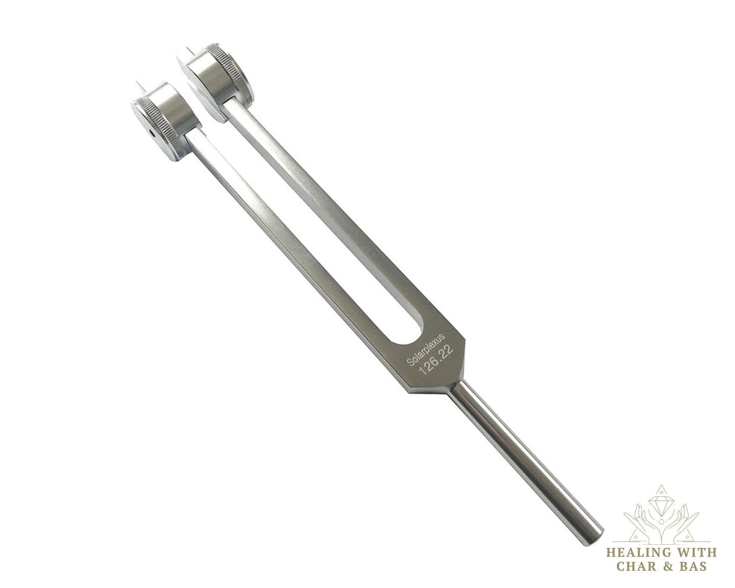 Professional 7 Chakra Healing Tuning Fork Set - Solfeggio Sound Healing - Aluminum Forks with Pouch & Hammers