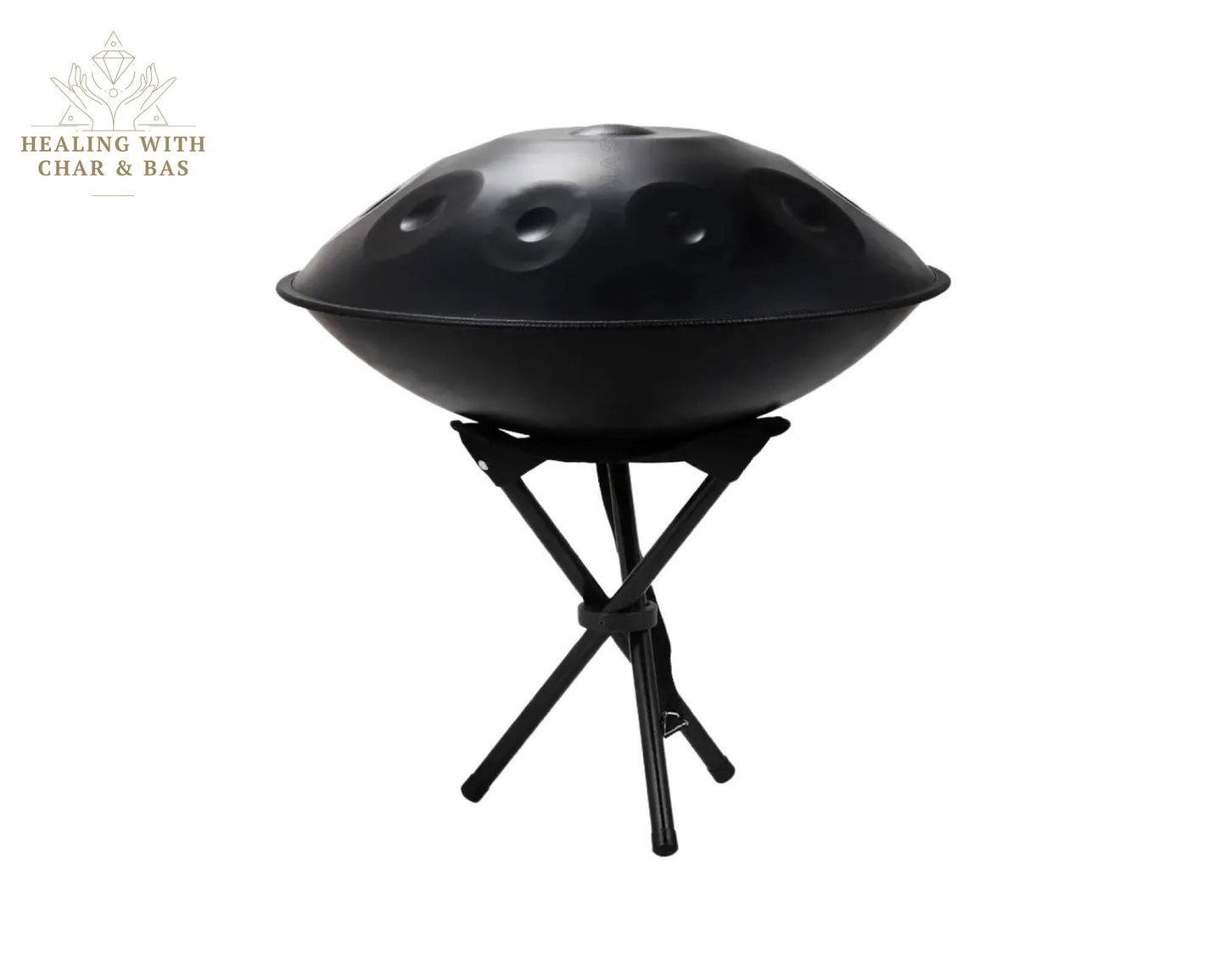 22” Professional Handpan 55cm/22 inch - 9 Tone - With Case and Handpan Stand - Three colors Steel Drum Handpan Instrument - Yoga, Meditation