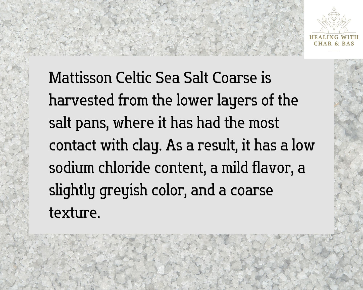Celtic Salt Gift - 400g Glass Jar of Hand-Harvested French Salt from Guérande - Authentic Grey Celtic Salt - Optional Handwritten Card