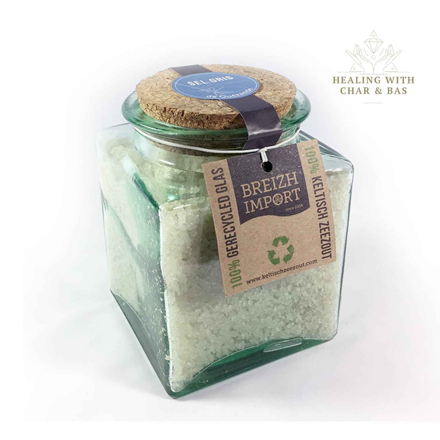 Glass Jar with Celtic Salt Organic