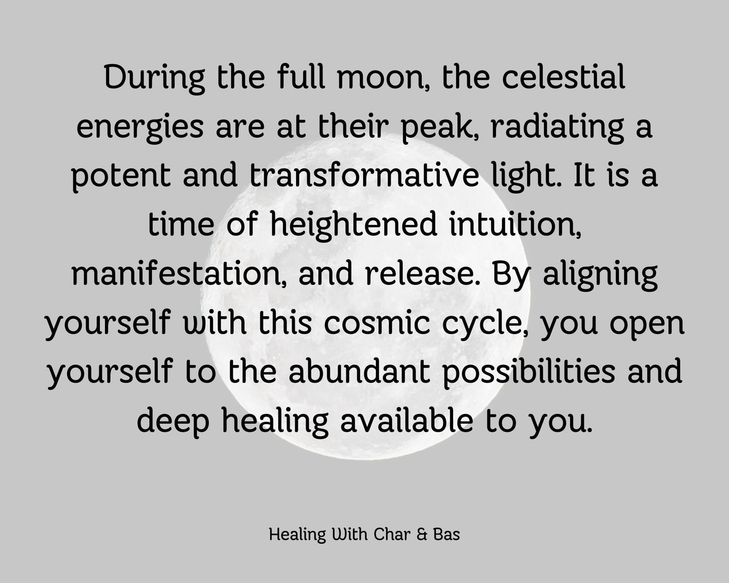 Full Moon Energy Boost