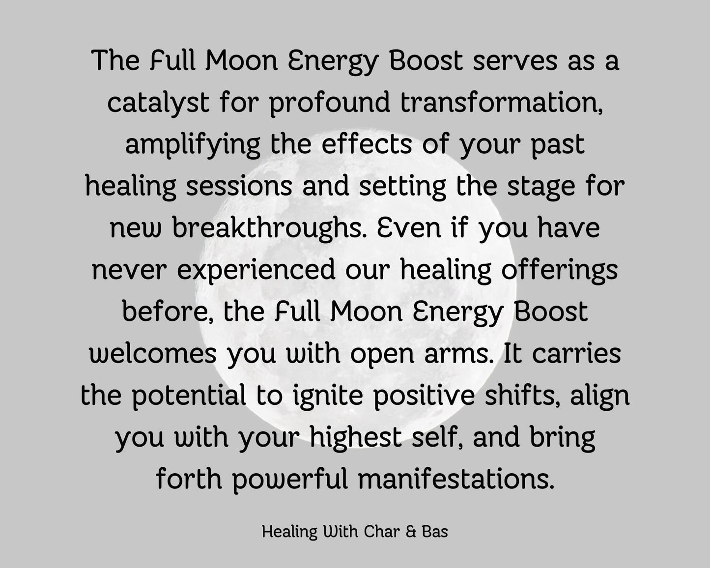 Full Moon Energy Boost