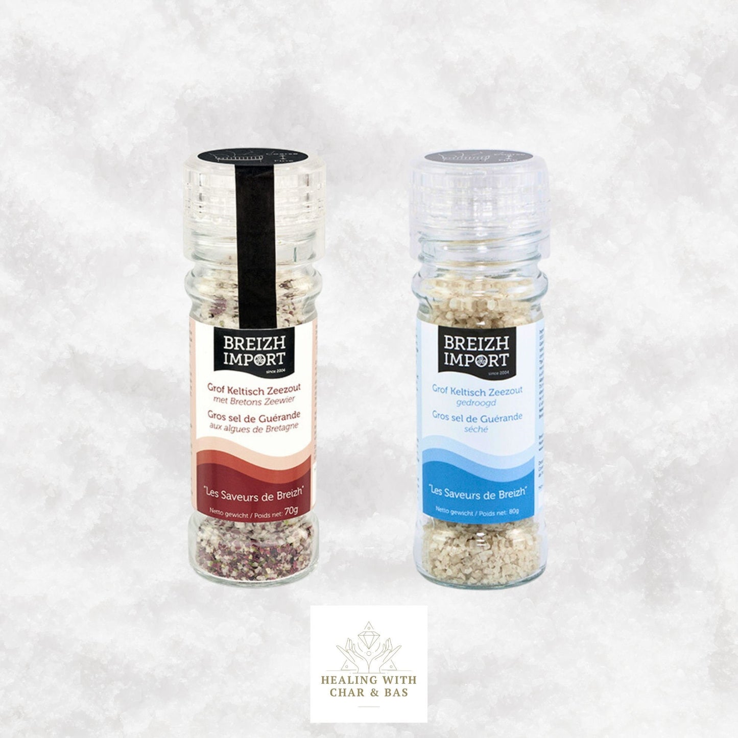 Organic Celtic Sea Salt in Mills
