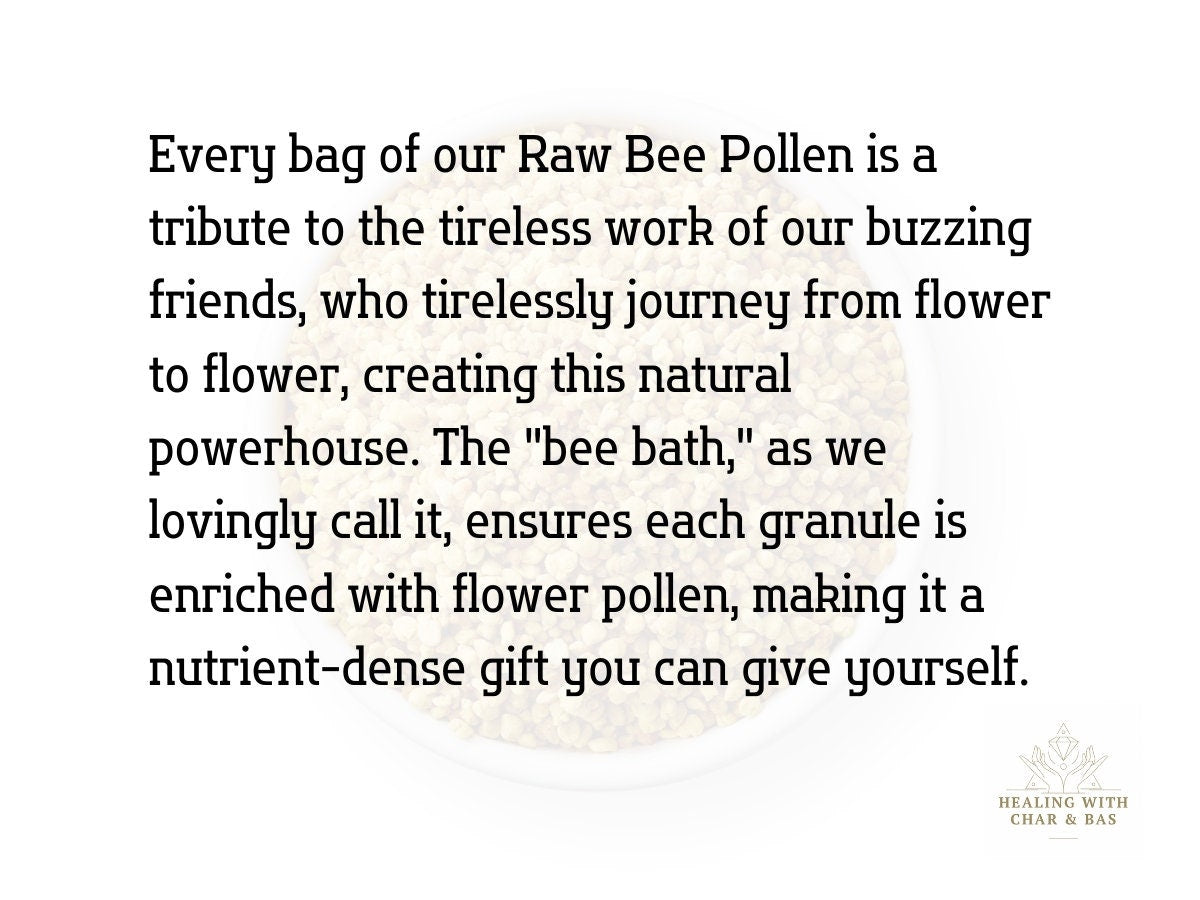 Raw Bee Pollen Organic Superfood - BIG BAGS