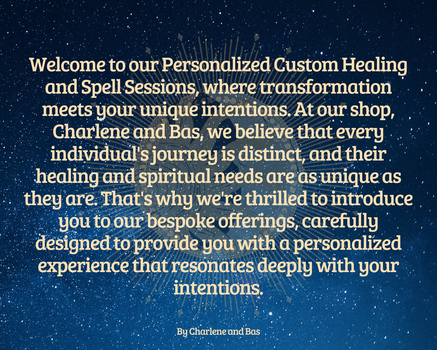 Personalized Custom Healing and Spell Sessions