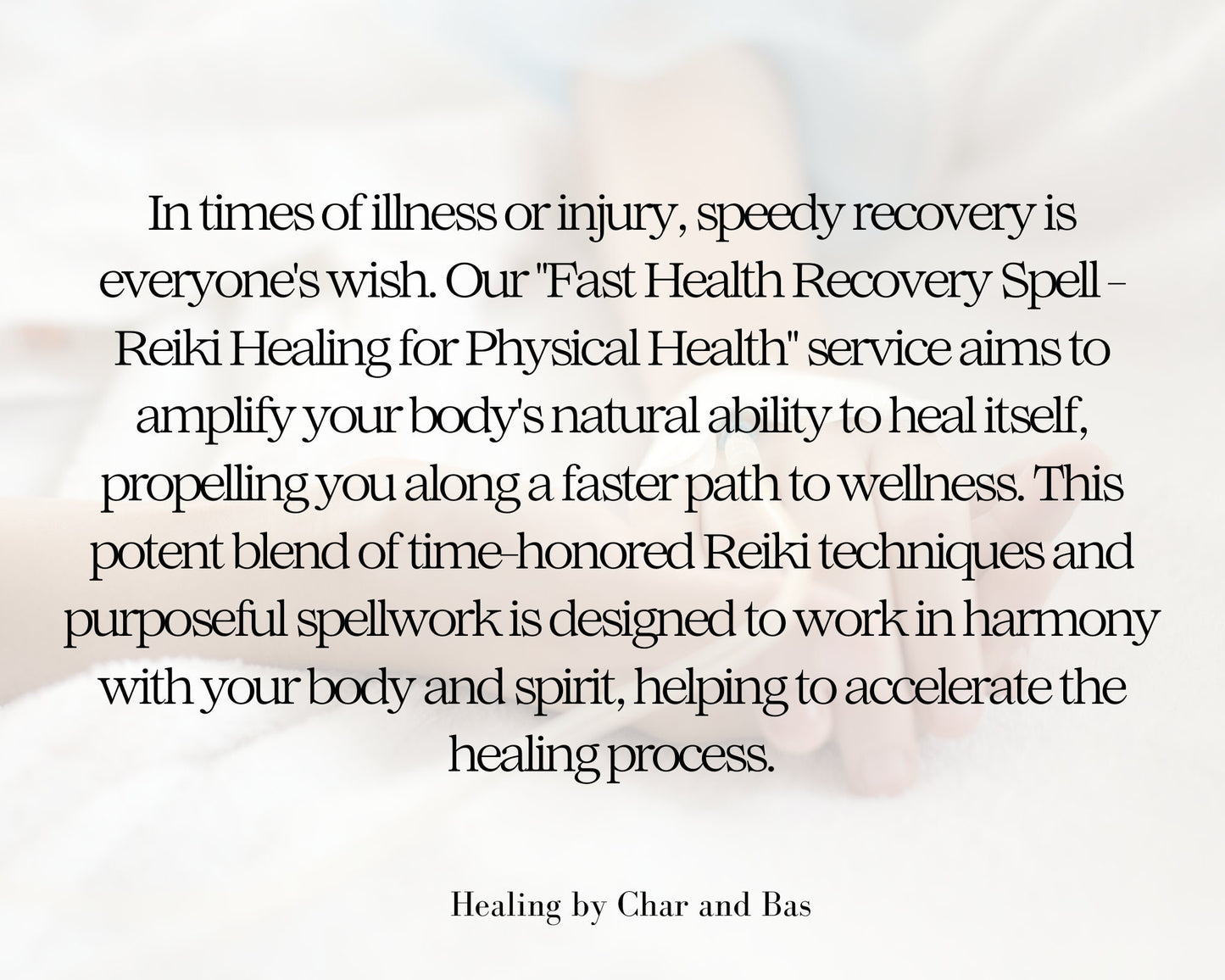 Fast Health Recovery Spell - Reiki Healing for Physical Health