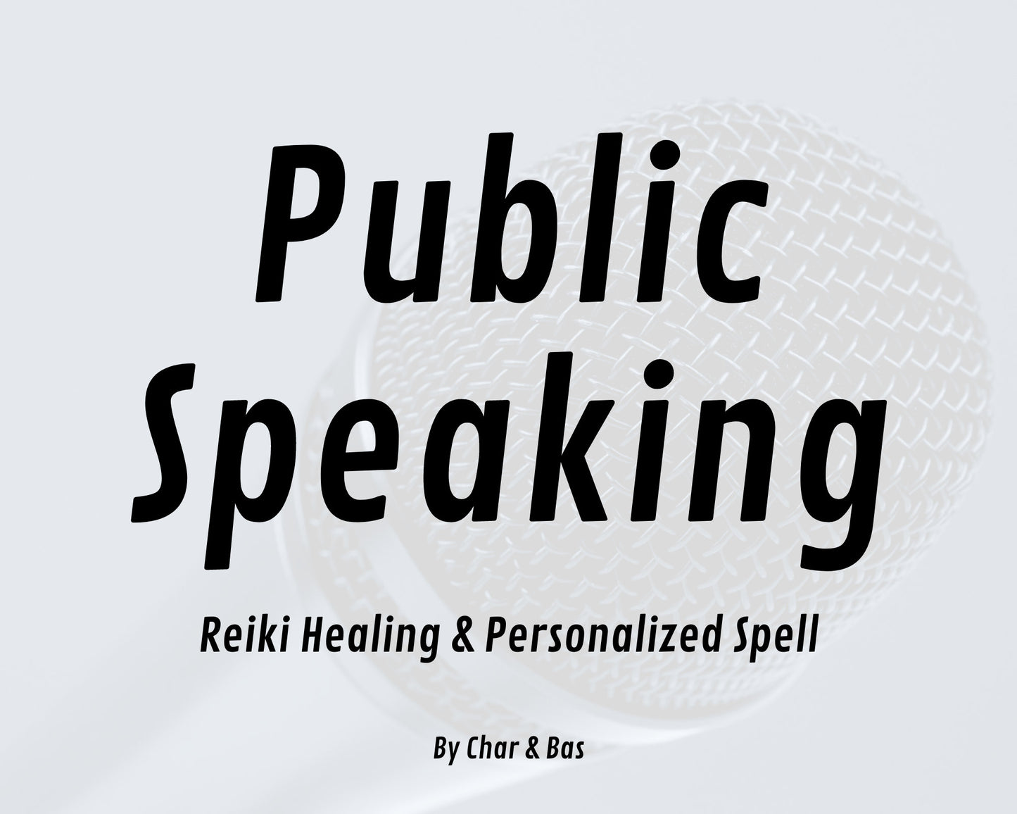 Public Speaking Potential: Reiki Healing & Personalized Spell for Confidence and Eloquence