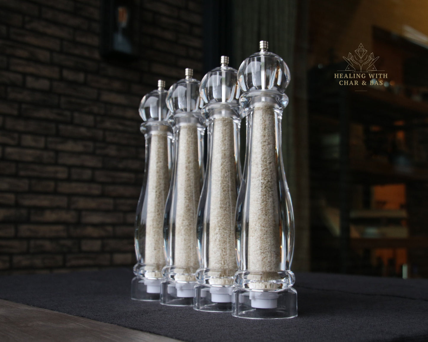 Big Celtic Salt Grinders - Organic Celtic Sea Salt Gift - High Quality smooth grind!