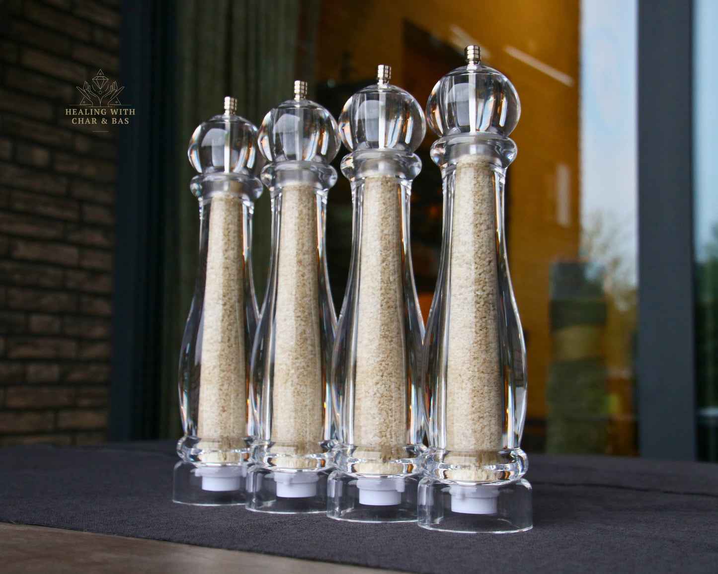 Big Celtic Salt Grinders - Organic Celtic Sea Salt Gift - High Quality smooth grind!