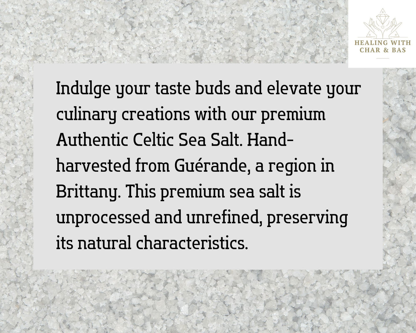 Celtic Salt Wholesale | Low Sodium, Rich in Minerals | Professional Kitchens | Worldwide Shipping Organic Course Celtic Sea Salt From France