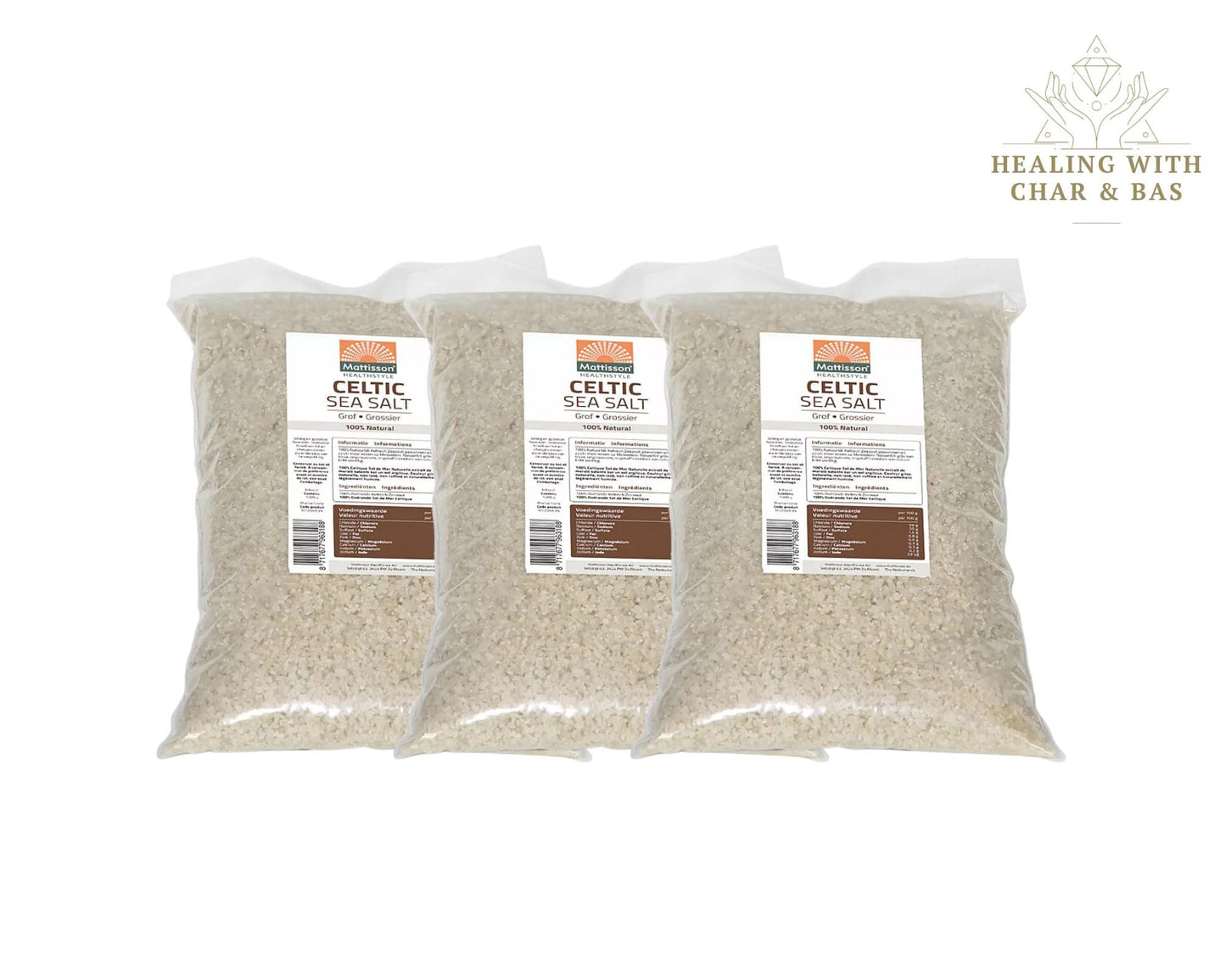Organic Celtic Sea Salt from Guérande - Hand-Harvested French Salt - Low Sodium Gourmet Cooking Salt - Authentic Grey Celtic Salt