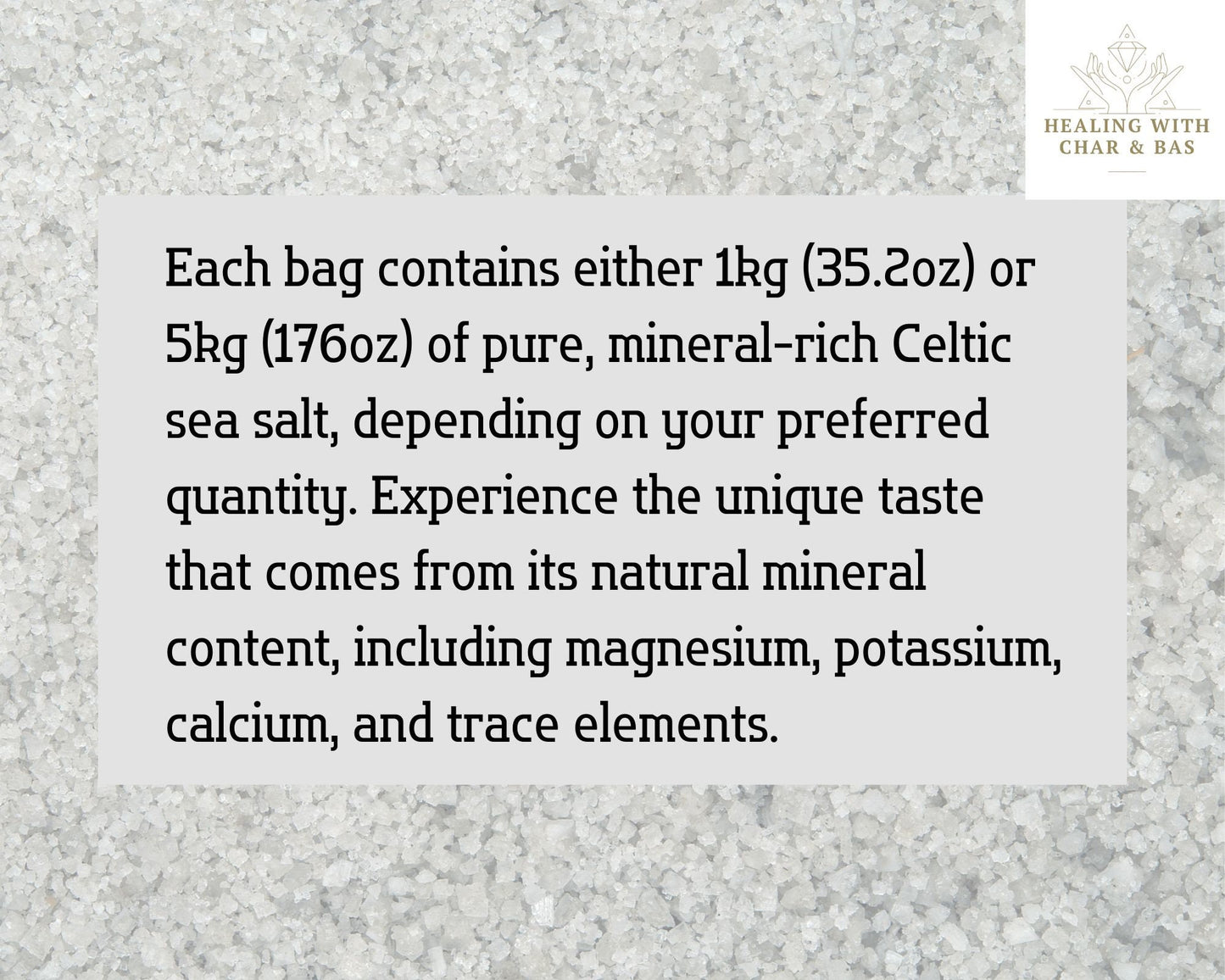 Celtic Salt Gift - 400g Glass Jar of Hand-Harvested French Salt from Guérande - Authentic Grey Celtic Salt - Optional Handwritten Card