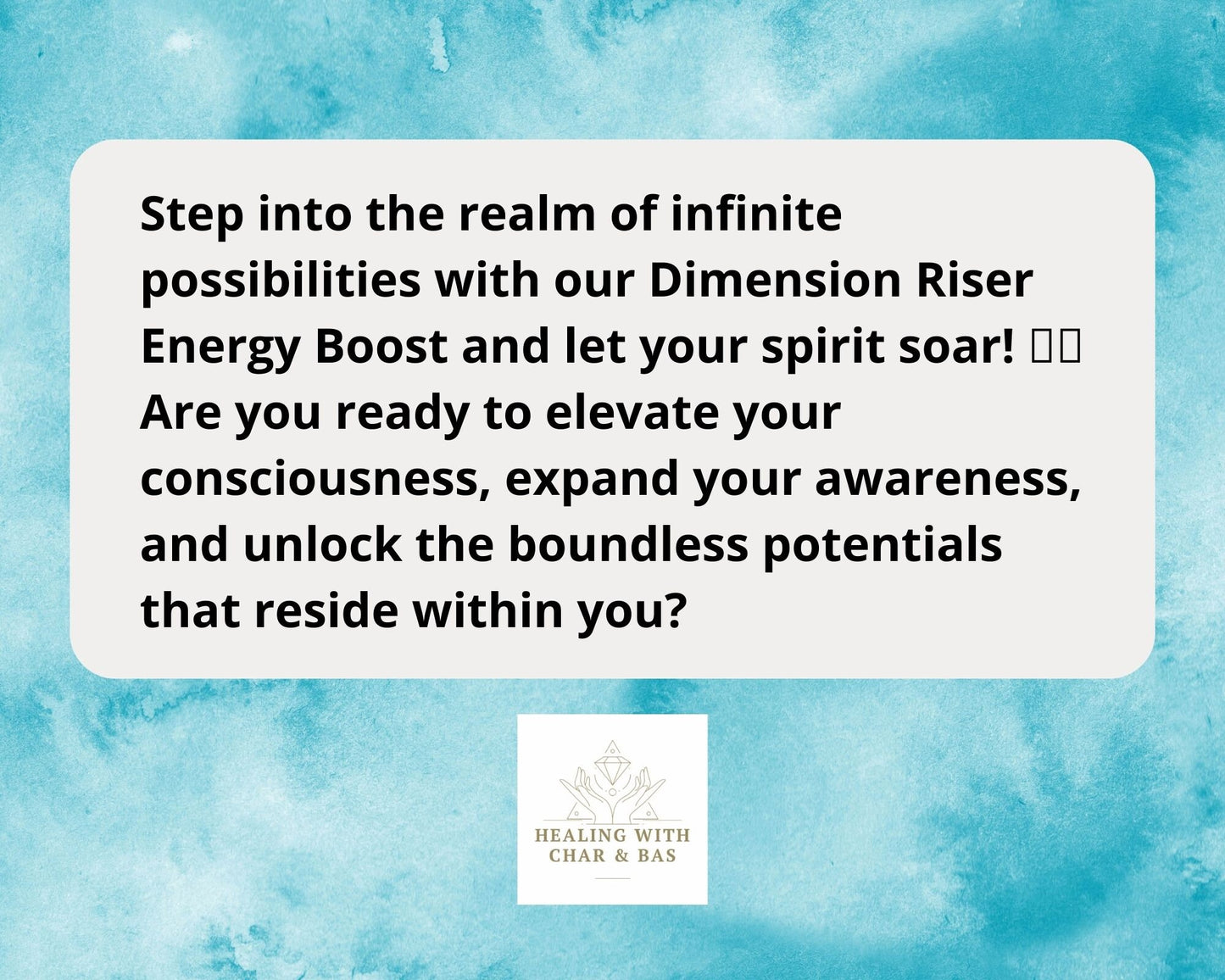 Dimension Riser Energy Boost - Expand Your Consciousness and Elevate Your Vibrations