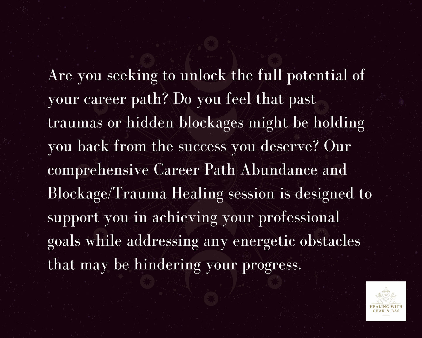 Career Path Abundance and Blockage/Trauma Healing