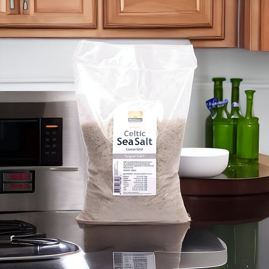 BULK 10kg/352oz Celtic Sea Salt BAG | Low Sodium, Rich in Minerals | Professional Kitchens | Worldwide Shipping Course Celtic Salt Organic